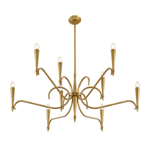 Savoy House - 1-9417-9-220 - Nine Light Chandelier - Tremont - Riviera Brass