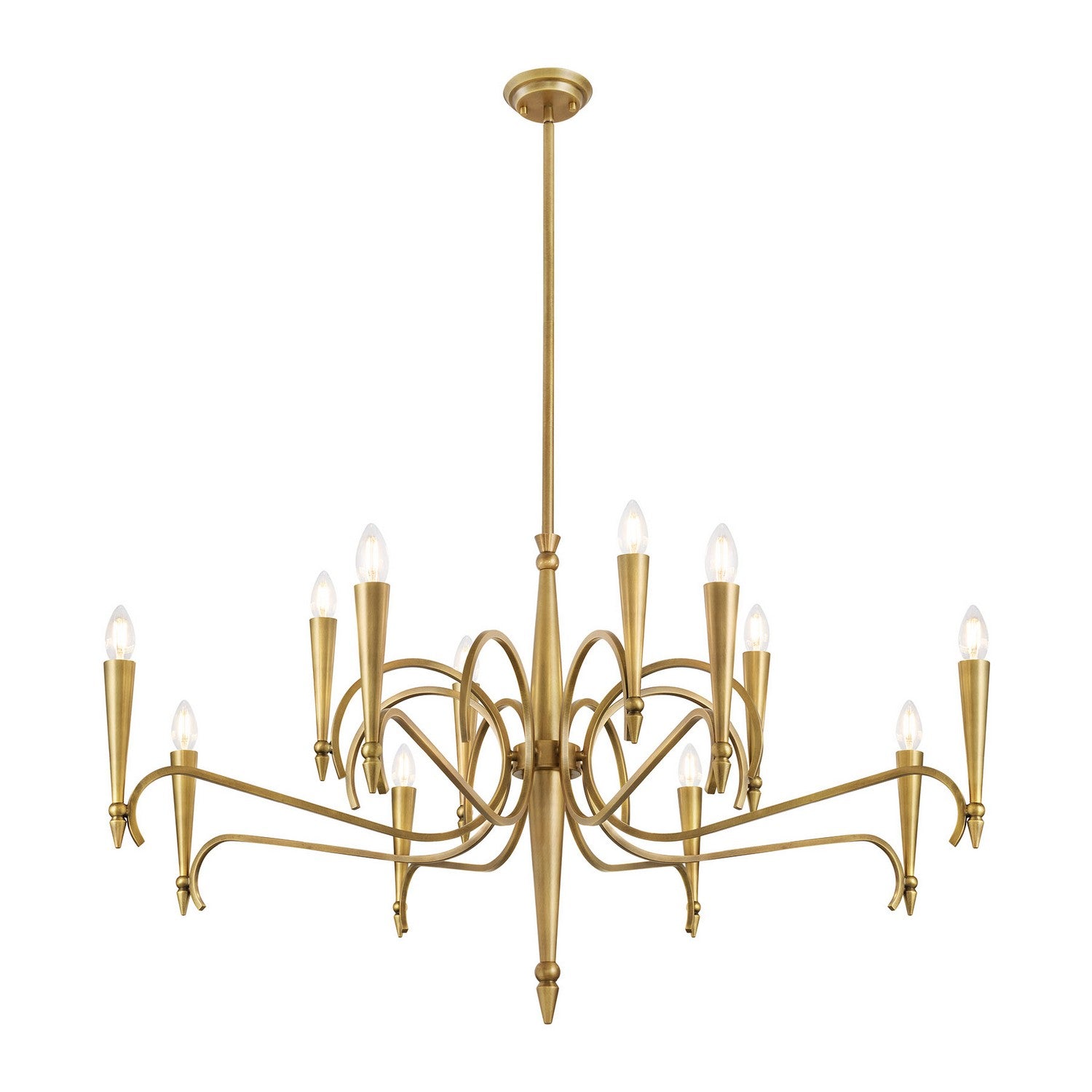 Savoy House - 1-9418-12-220 - 12 Light Chandelier - Tremont - Riviera Brass