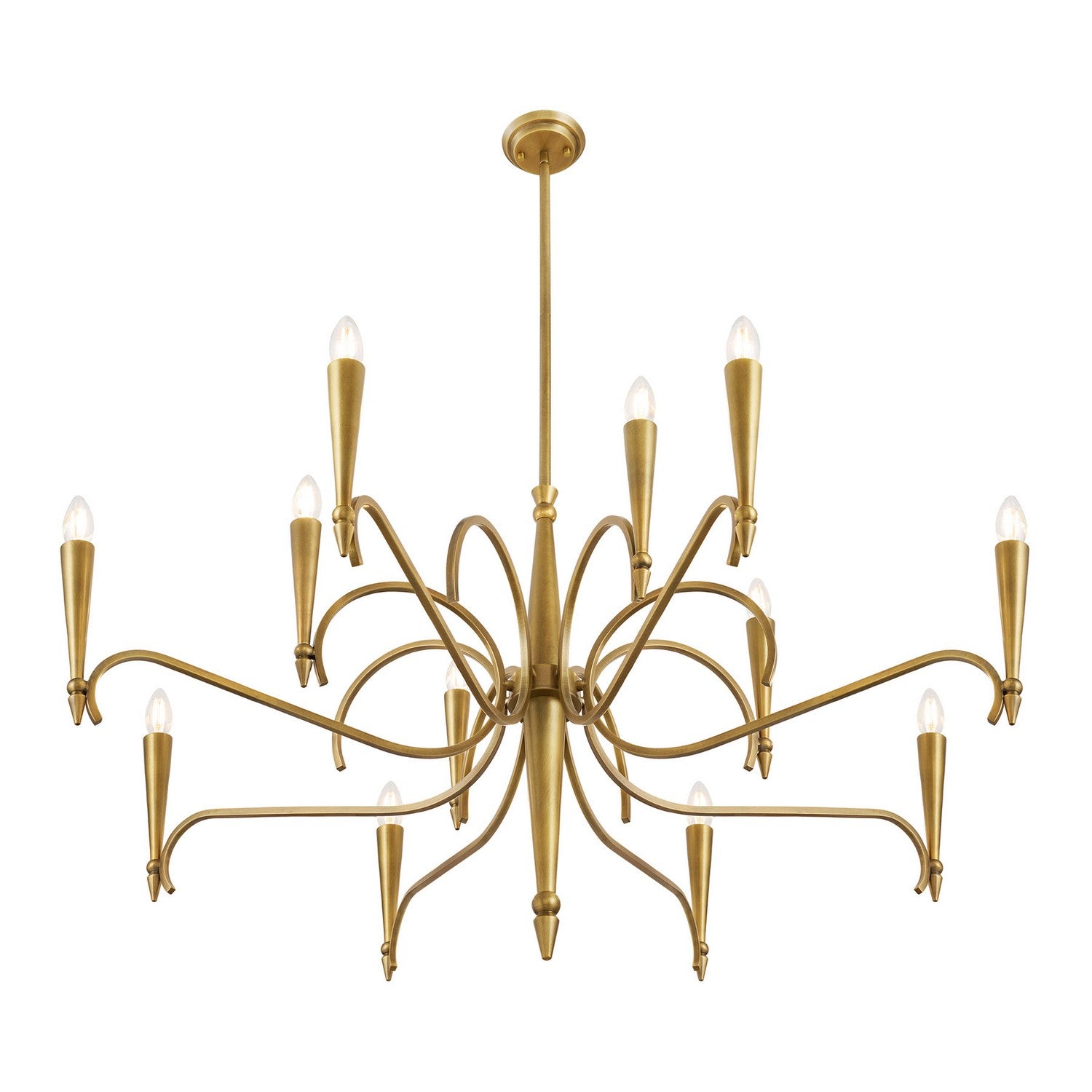 Savoy House - 1-9418-12-220 - 12 Light Chandelier - Tremont - Riviera Brass