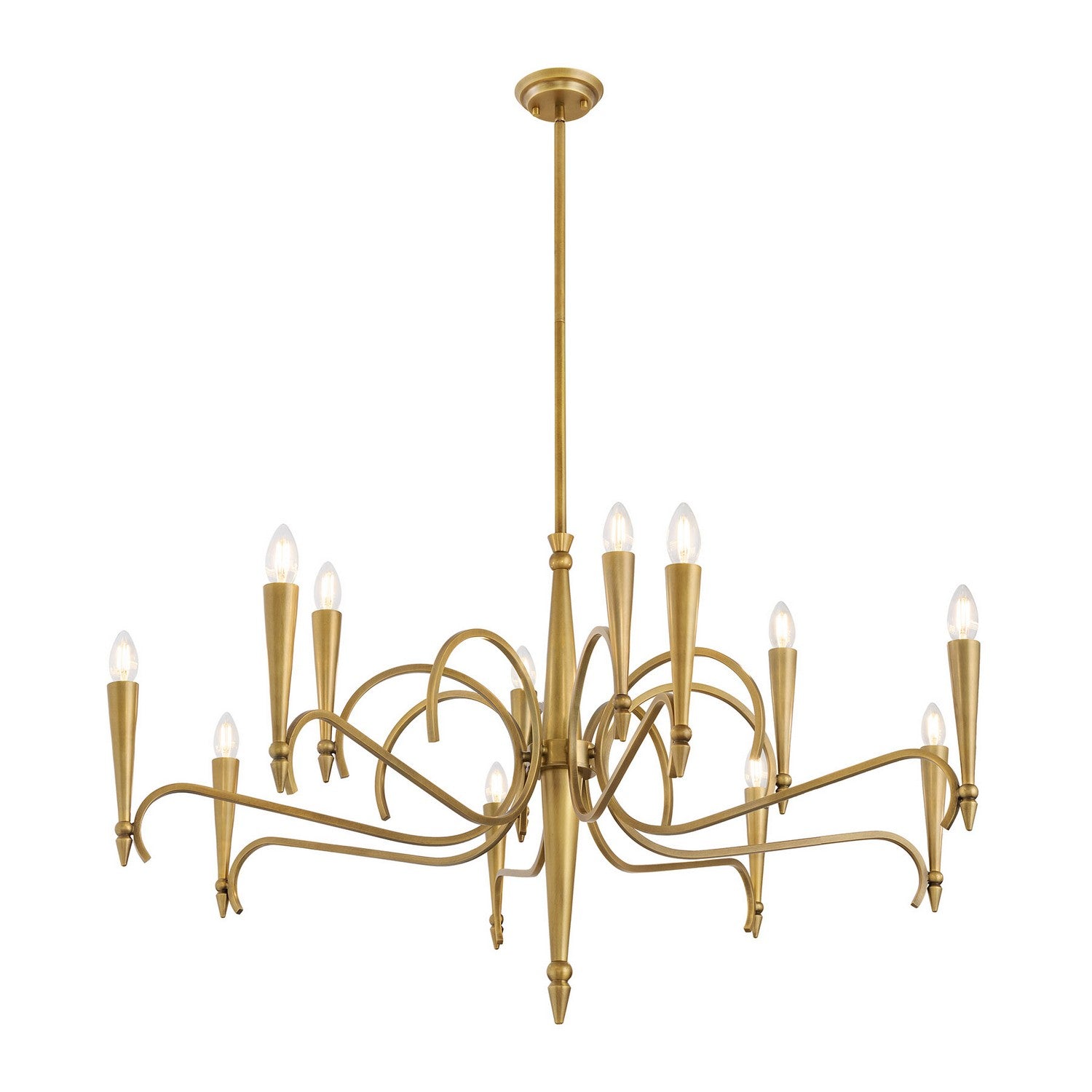 Savoy House - 1-9418-12-220 - 12 Light Chandelier - Tremont - Riviera Brass