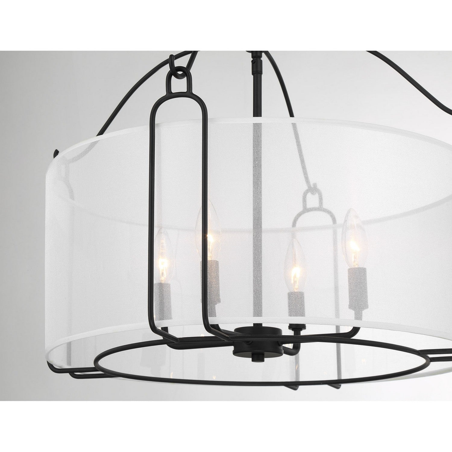 Savoy House - 7-1693-4-89 - Four Light Pendant - Ashlay - Matte Black