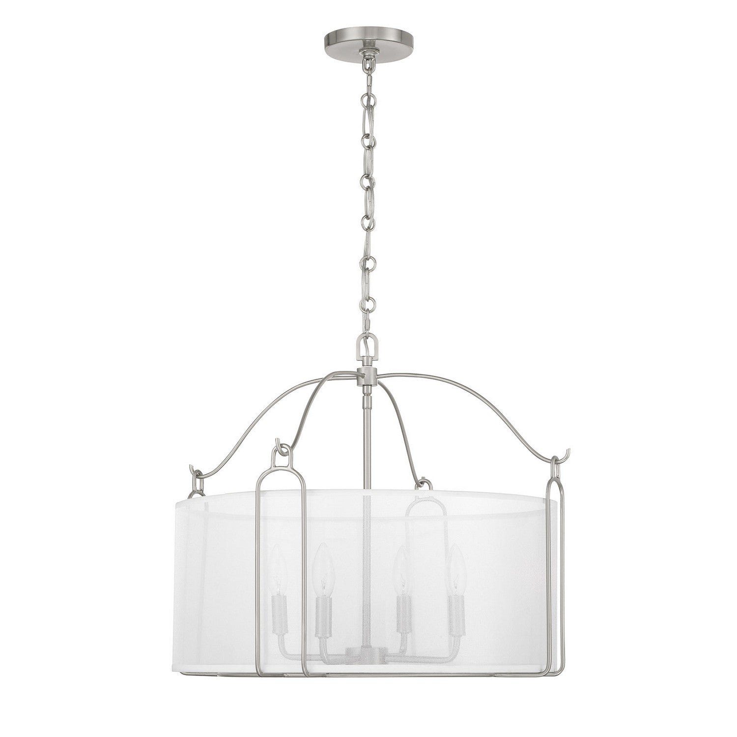 Savoy House - 7-1693-4-SN - Four Light Pendant - Ashlay - Satin Nickel