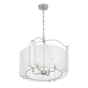 Savoy House - 7-1693-4-SN - Four Light Pendant - Ashlay - Satin Nickel