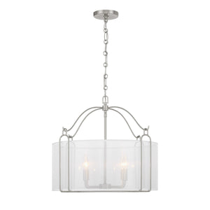 Savoy House - 7-1693-4-SN - Four Light Pendant - Ashlay - Satin Nickel