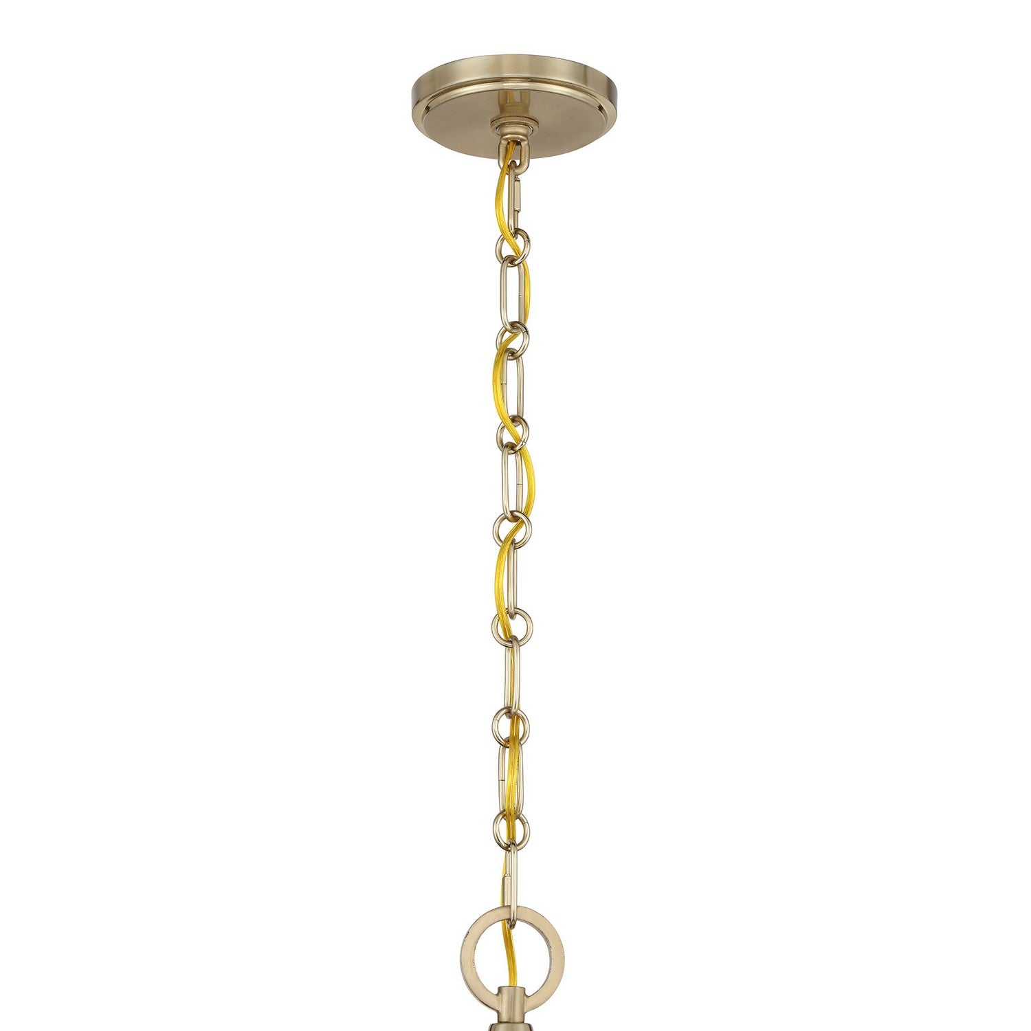 Savoy House - 7-1725-4-143 - Four Light Pendant - Monterey - Matte Black and Warm Brass