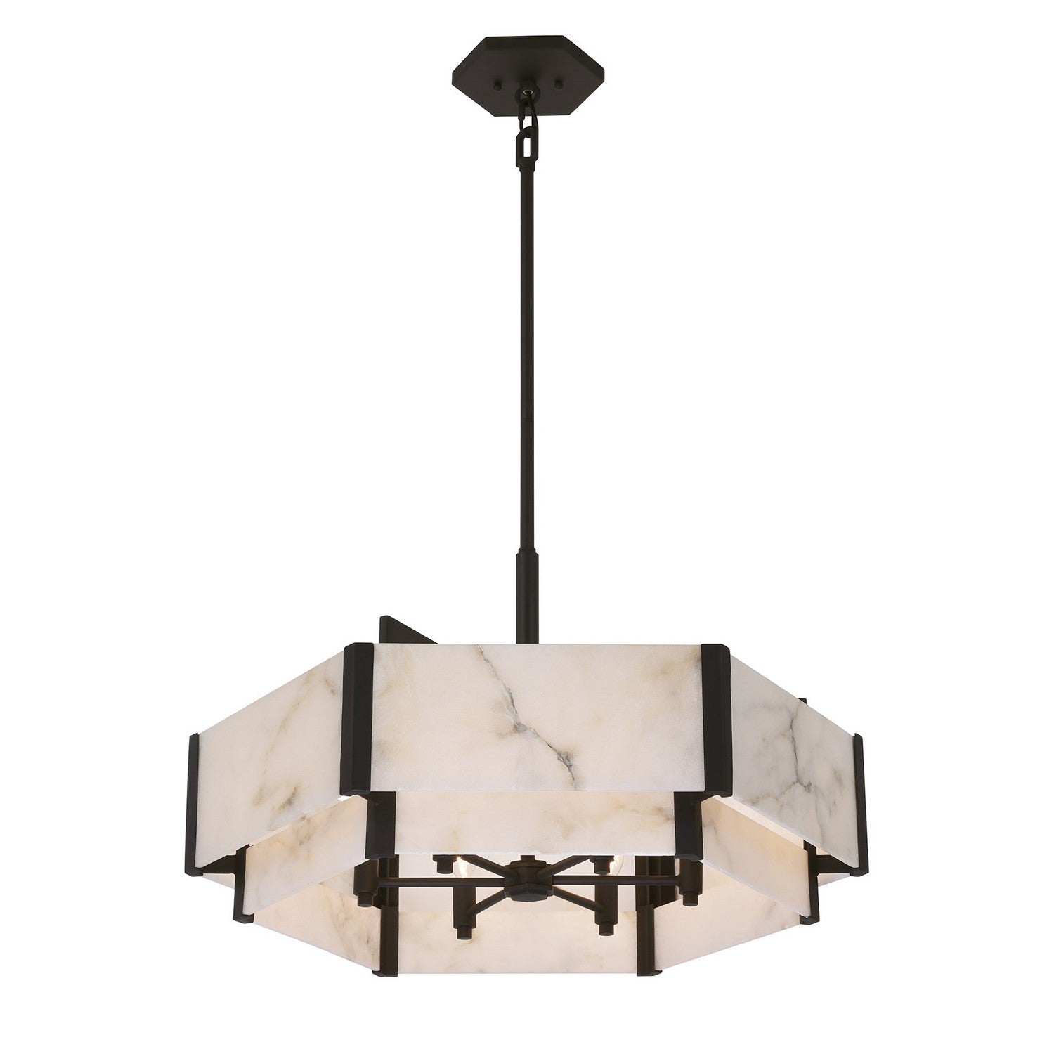 Savoy House - 7-2333-6-50 - Six Light Pendant - Orleans - Black Cashmere