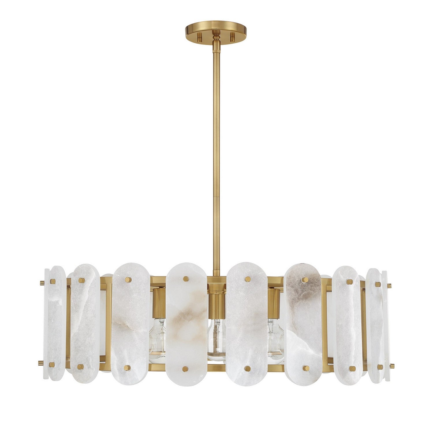 Savoy House - 7-2911-5-322 - Five Light Pendant - Antolini - Warm Brass