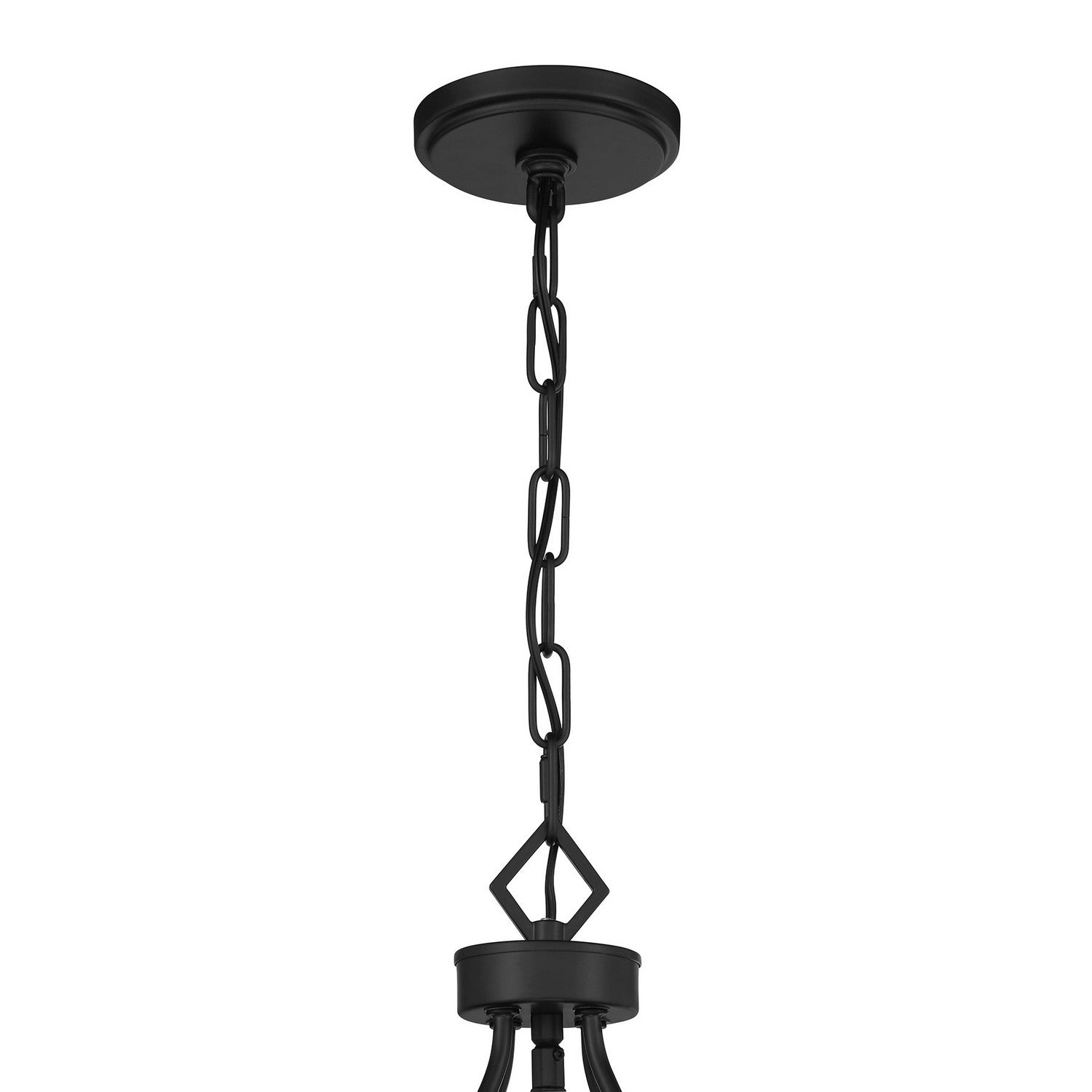 Savoy House - 7-5988-3-89 - Three Light Pendant - Reiling - Matte Black