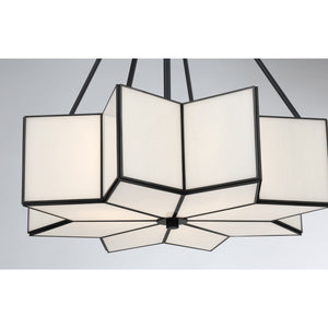 Savoy House - 7-5988-3-89 - Three Light Pendant - Reiling - Matte Black