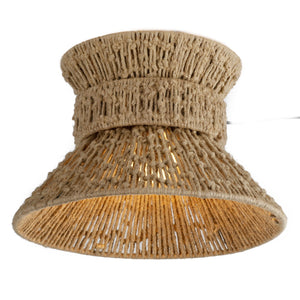 Troy Lighting - C4915-PBR - One Light Flush Mount - Raphael - Patina Brass