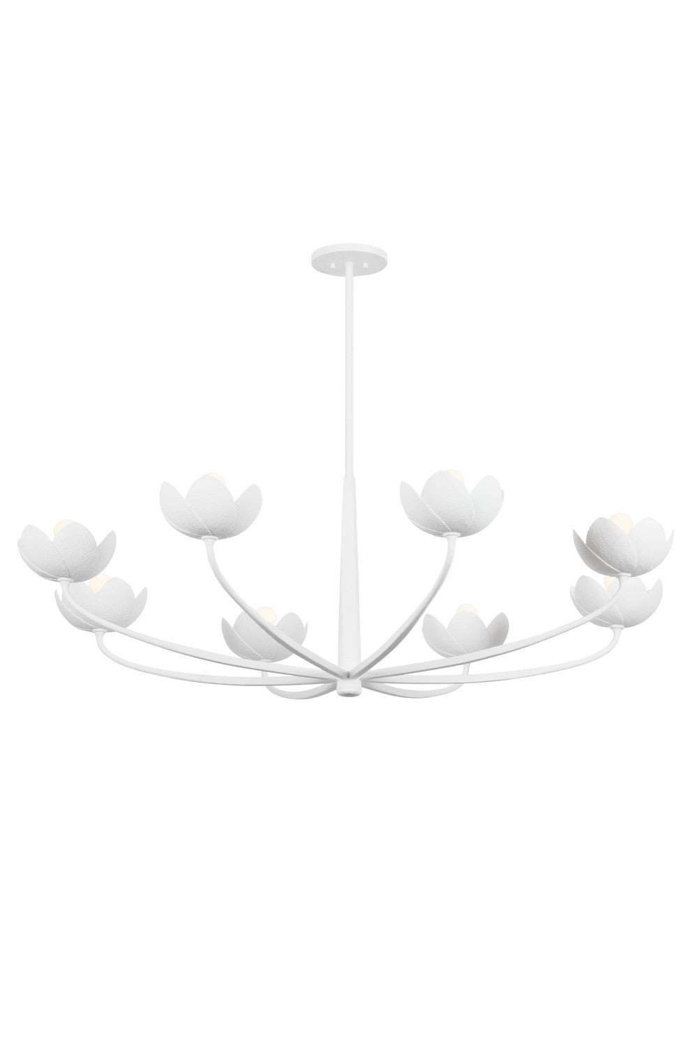 Troy Lighting - F2048-GSW - Eight Light Chandelier - Arcata - Gesso White