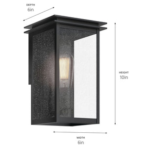 Kichler - 59540BKT - One Light Outdoor Wall Mount - Arkville - Textured Black