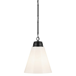 Kichler - 52662BK - One Light Pendant - Marsailli - Black