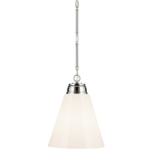 Kichler - 52662PN - One Light Pendant - Marsailli - Polished Nickel