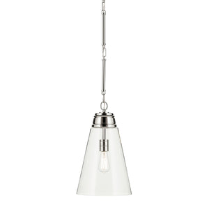 Kichler - 52661PNCLR - One Light Pendant - Marsailli - Polished Nickel