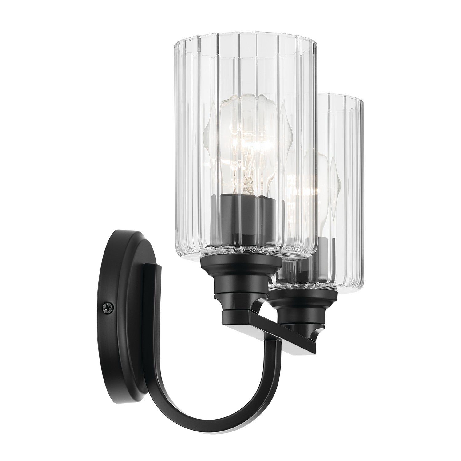 Kichler - 55225BKFLU - Two Light Bath - Gioe - Black