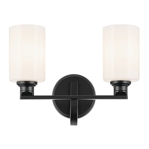 Kichler - 55225BK - Two Light Bath - Gioe - Black