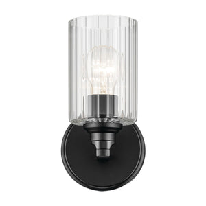Kichler - 55224BKFLU - One Light Wall Sconce - Gioe - Black