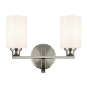 Kichler - 55225NI - Two Light Bath - Gioe - Brushed Nickel