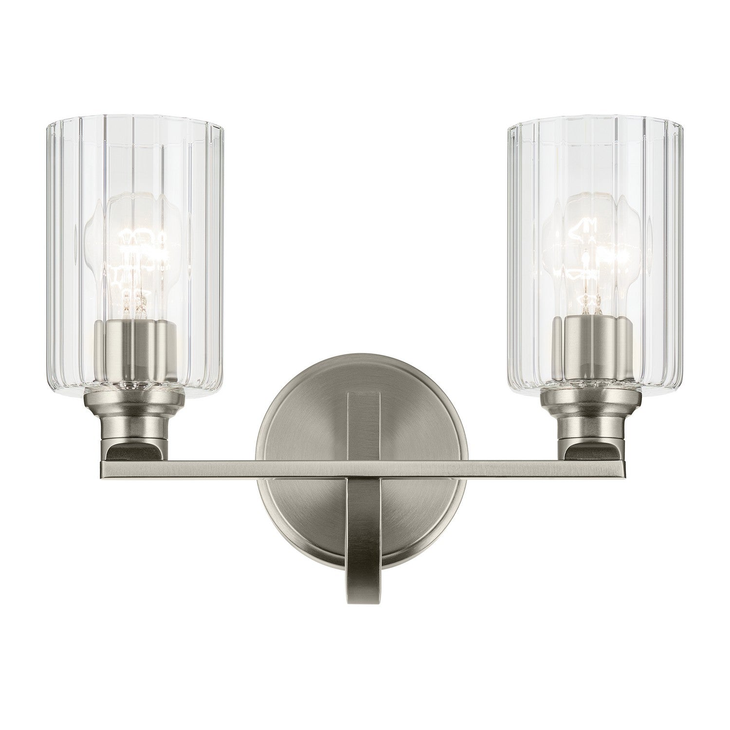 Kichler - 55225NIFLU - Two Light Bath - Gioe - Brushed Nickel