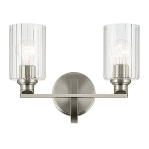 Kichler - 55225NIFLU - Two Light Bath - Gioe - Brushed Nickel