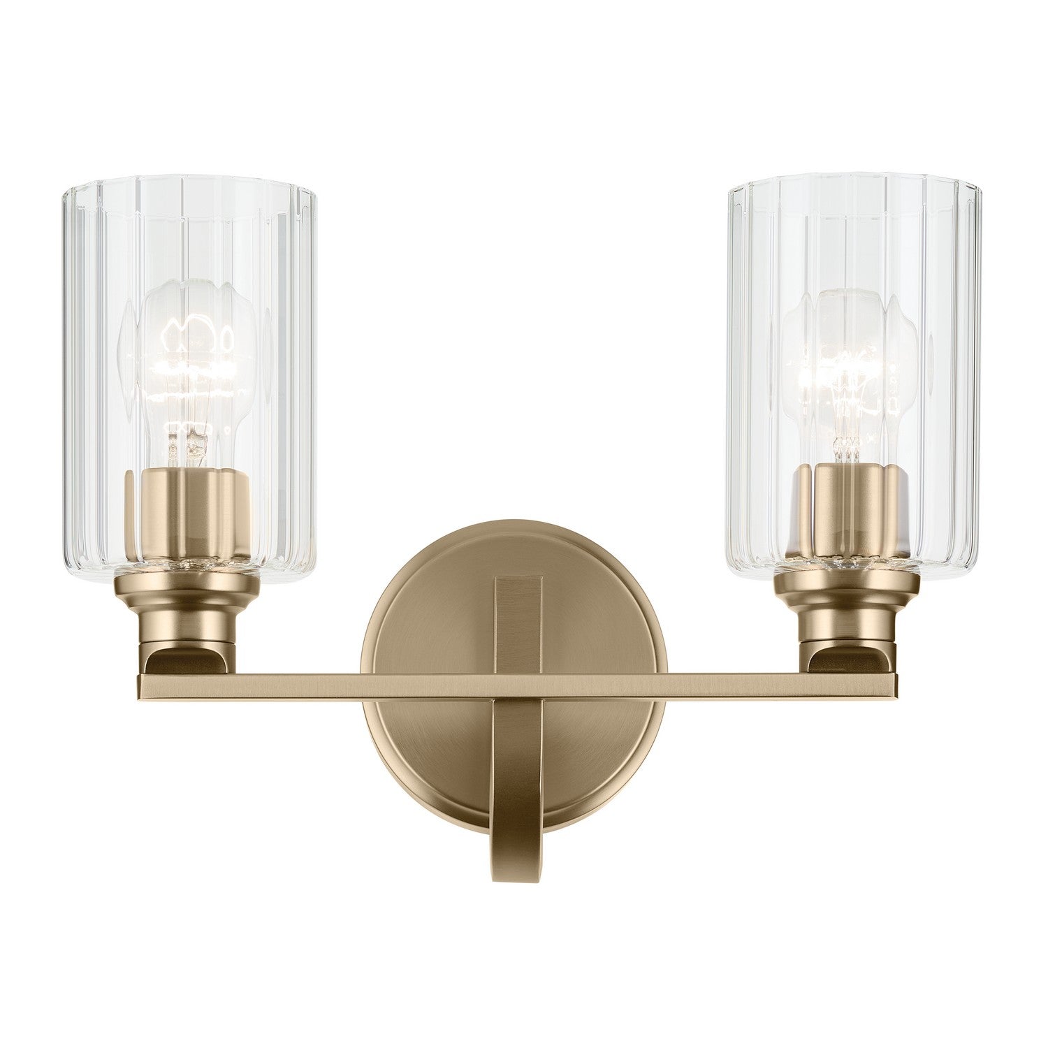 Kichler - 55225CPZFLU - Two Light Bath - Gioe - Champagne Bronze