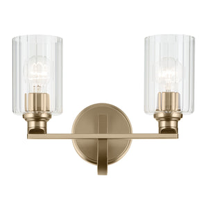 Kichler - 55225CPZFLU - Two Light Bath - Gioe - Champagne Bronze