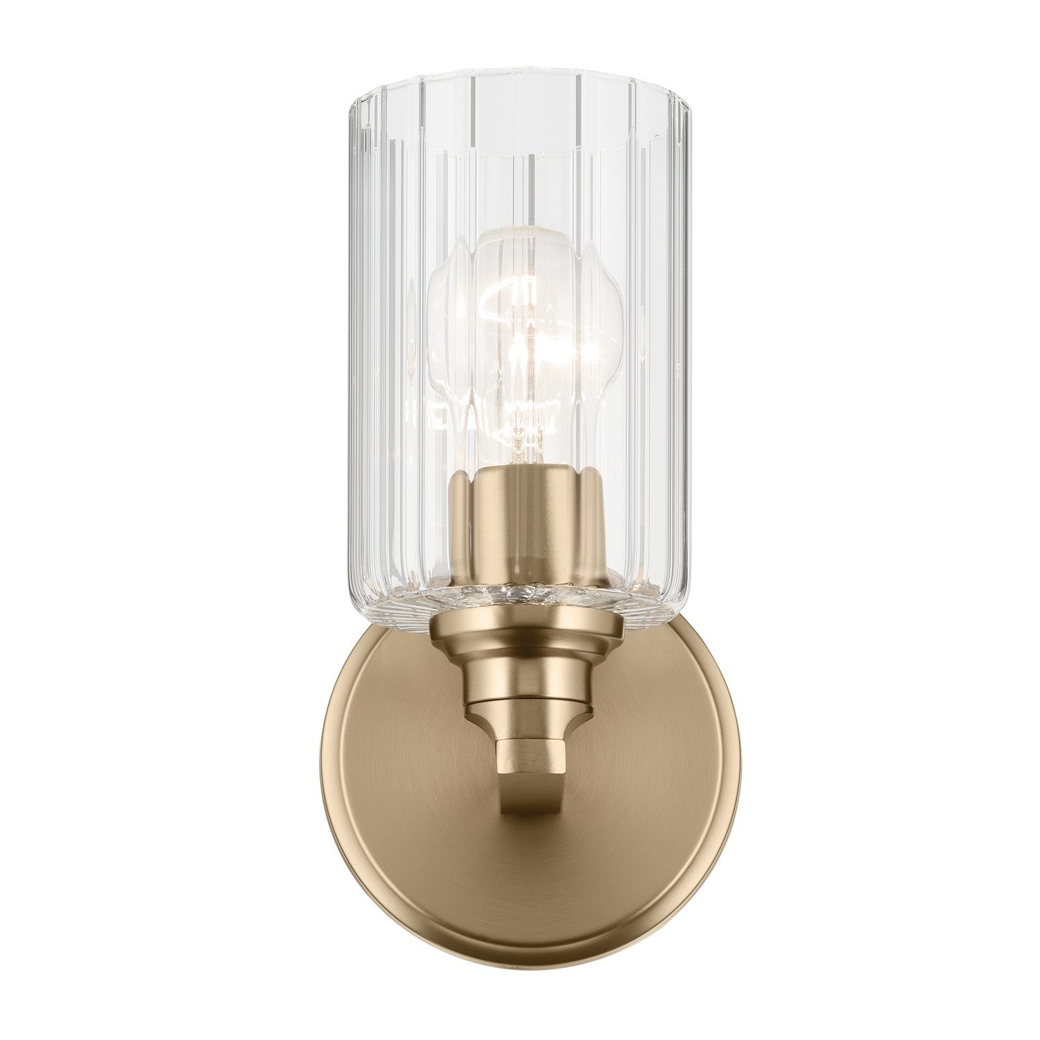 Kichler - 55224CPZFLU - One Light Wall Sconce - Gioe - Champagne Bronze