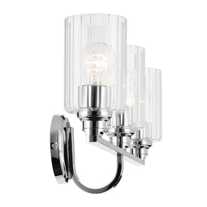 Kichler - 55226CHFLU - Three Light Bath - Gioe - Chrome
