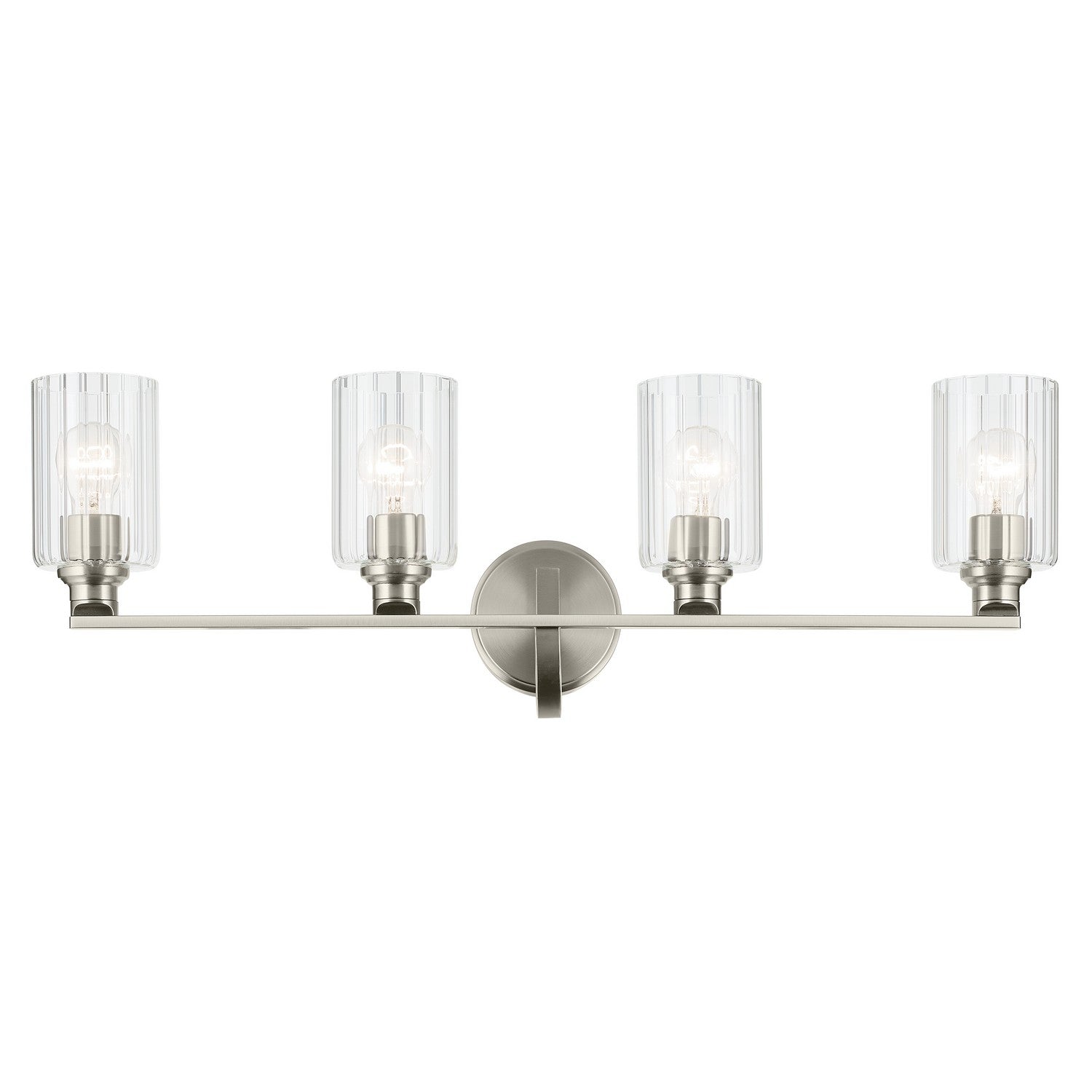 Kichler - 55227NIFLU - Four Light Bath - Gioe - Brushed Nickel