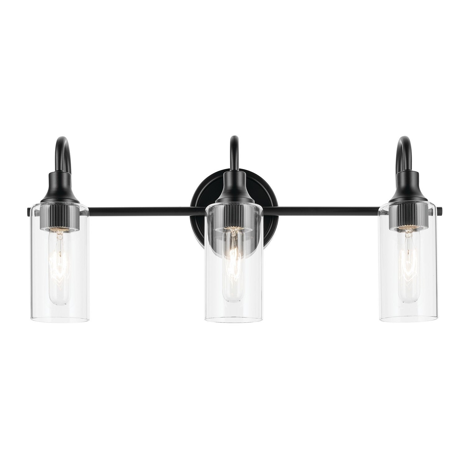 Kichler - 55211BK - Three Light Bath - Kavi - Black