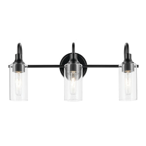 Kichler - 55211BK - Three Light Bath - Kavi - Black
