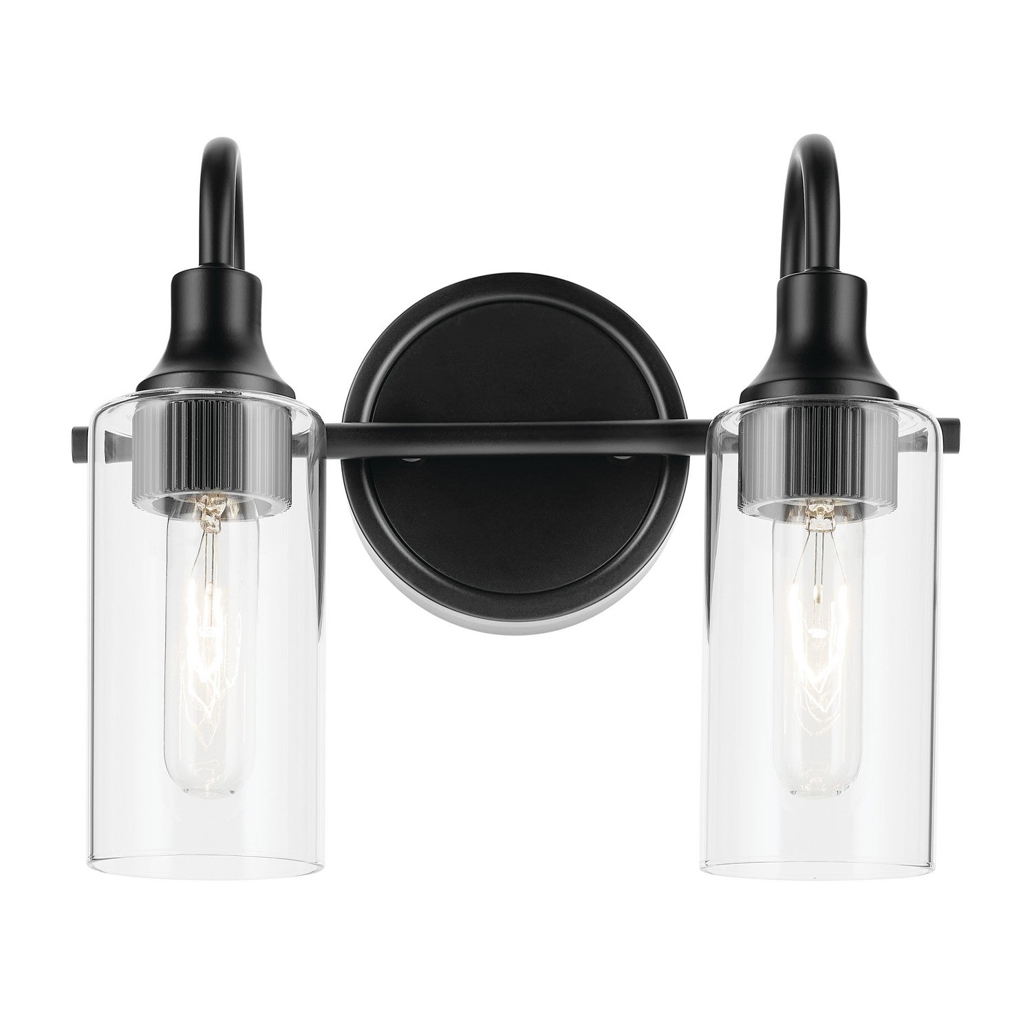 Kichler - 55210BK - Two Light Bath - Kavi - Black