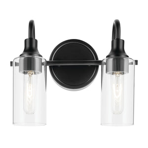Kichler - 55210BK - Two Light Bath - Kavi - Black