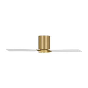 Visual Comfort Fan - 3RZHR44BBS - 44" Ceiling Fan - Rozzen 44 Hugger - Burnished Brass