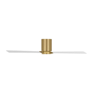 Visual Comfort Fan - 3RZHR52BBS - 52" Ceiling Fan - Rozzen 52 Hugger - Burnished Brass