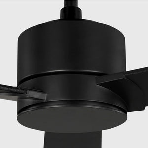 Visual Comfort Fan - 3RZSM60MBK - 60" Ceiling Fan - Rozzen Smart 60 - Midnight Black