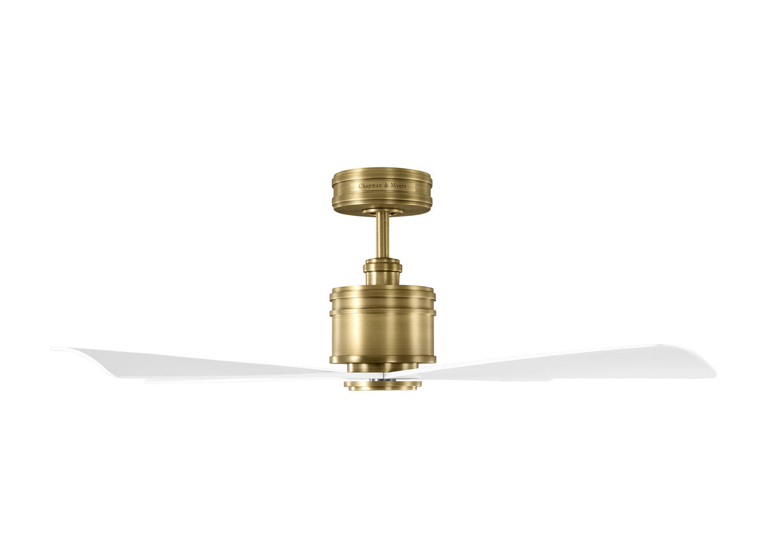 Visual Comfort Fan - 4LNCR44HAB - 44" Ceiling Fan - Launceton 44 - Hand Rubbed Antique Brass