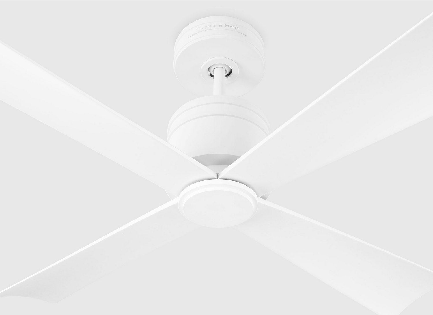 Visual Comfort Fan - 4LNCR44RZW - 44" Ceiling Fan - Launceton 44 - Matte White