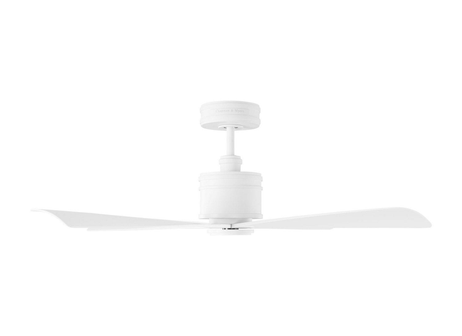 Visual Comfort Fan - 4LNCR44RZW - 44" Ceiling Fan - Launceton 44 - Matte White