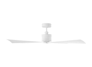 Visual Comfort Fan - 4LNCR56RZW - 56" Ceiling Fan - Launceton 56 - Matte White