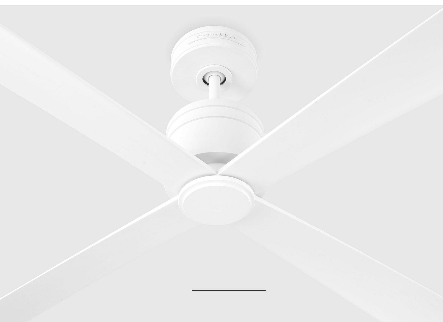 Visual Comfort Fan - 4LNCR72RZW - 72" Ceiling Fan - Launceton 72 - Matte White