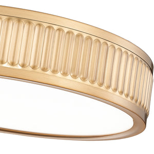 Z-Lite - 1013F12-MGLD-LED - LED Flush Mount - Stari - Modern Gold