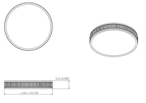 Z-Lite - 1013F16-MB-LED - LED Flush Mount - Stari - Matte Black