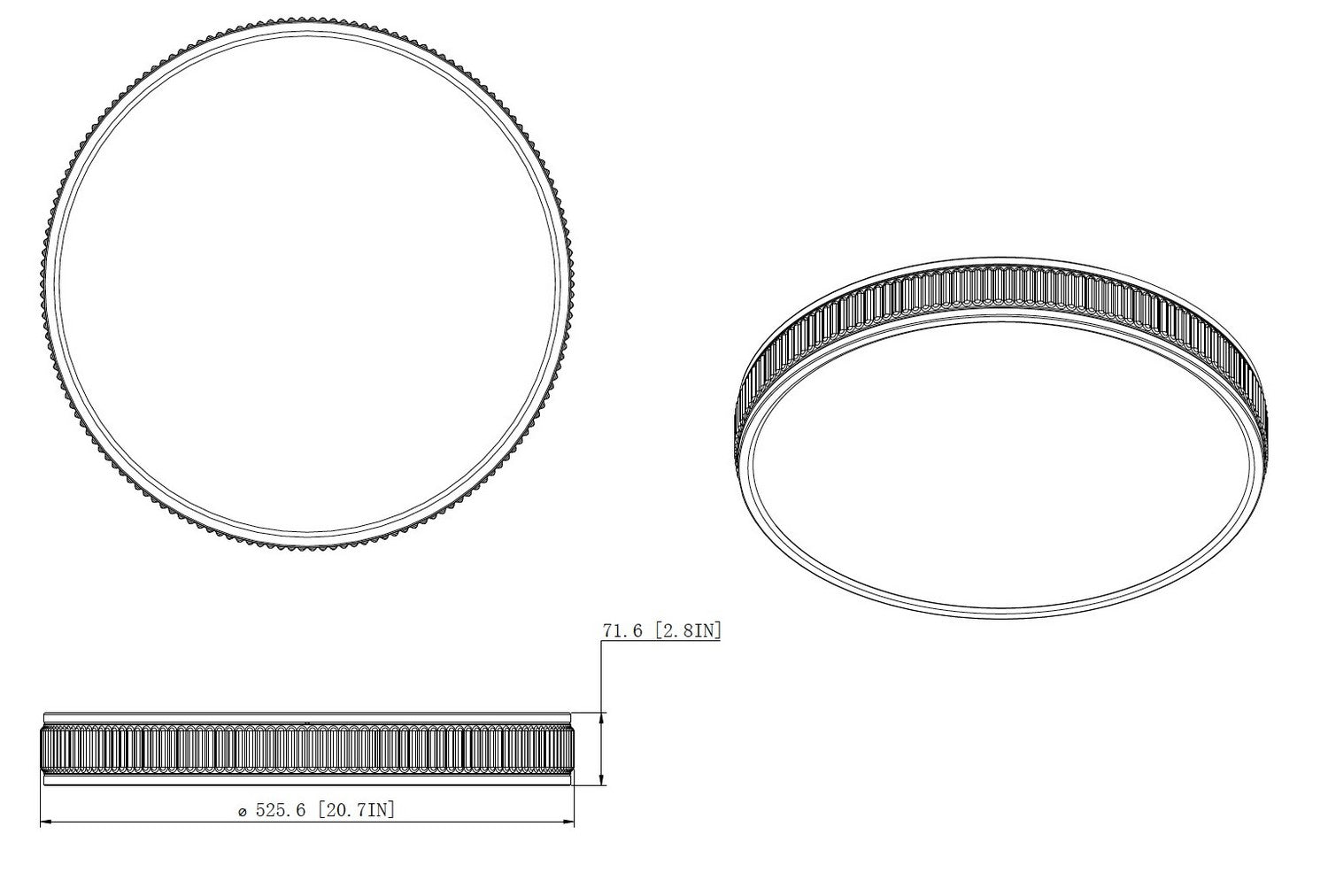 Z-Lite - 1013F20-BN-LED - LED Flush Mount - Stari - Brushed Nickel