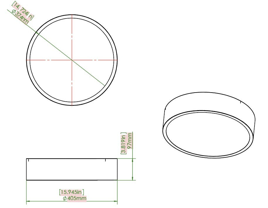Z-Lite - 1017F16-BRZ-LED - LED Flush Mount - Coronado - Bronze