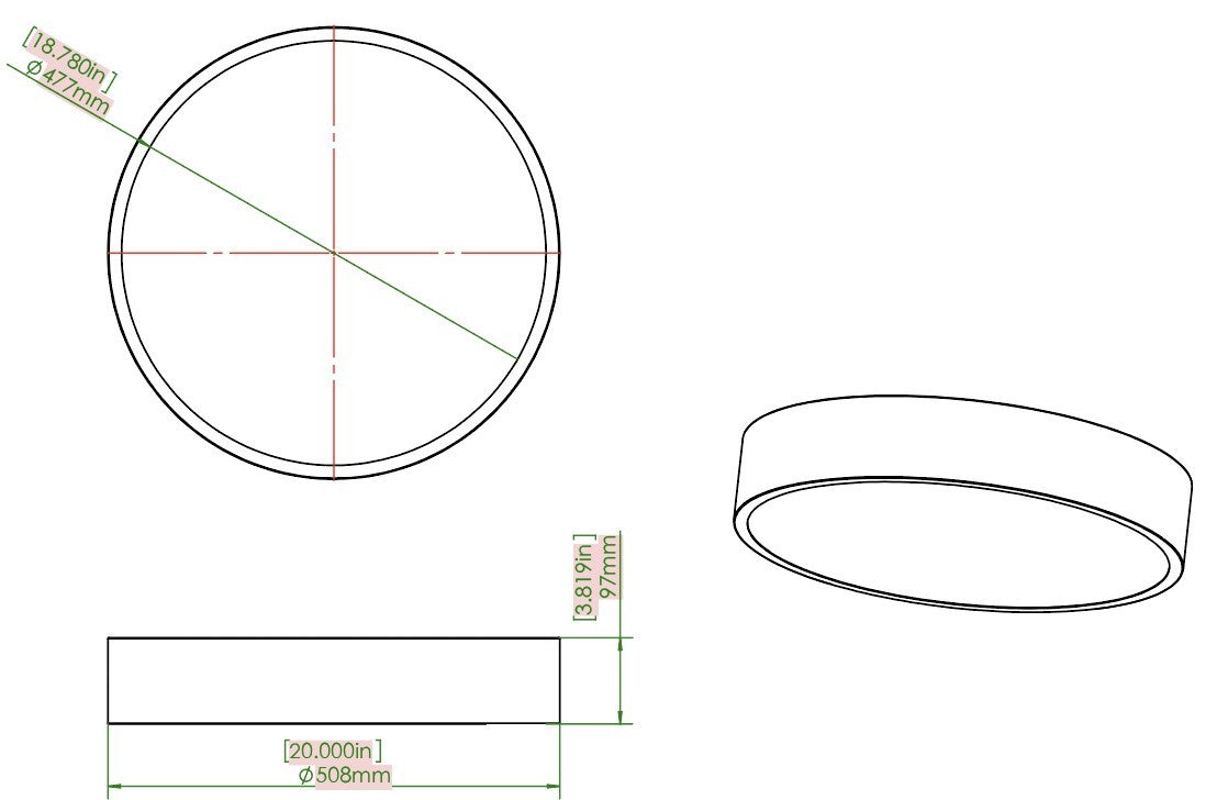 Z-Lite - 1017F20-MGLD-LED - LED Flush Mount - Coronado - Modern Gold