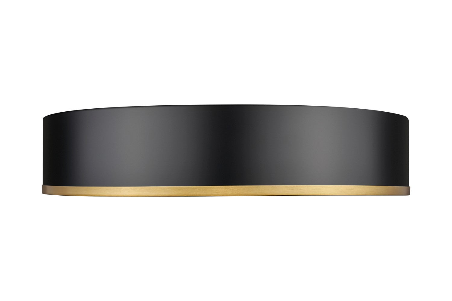Z-Lite - 1018F20-MB-MGLD-LED - LED Flush Mount - Bradley - Matte Black + Modern Gold