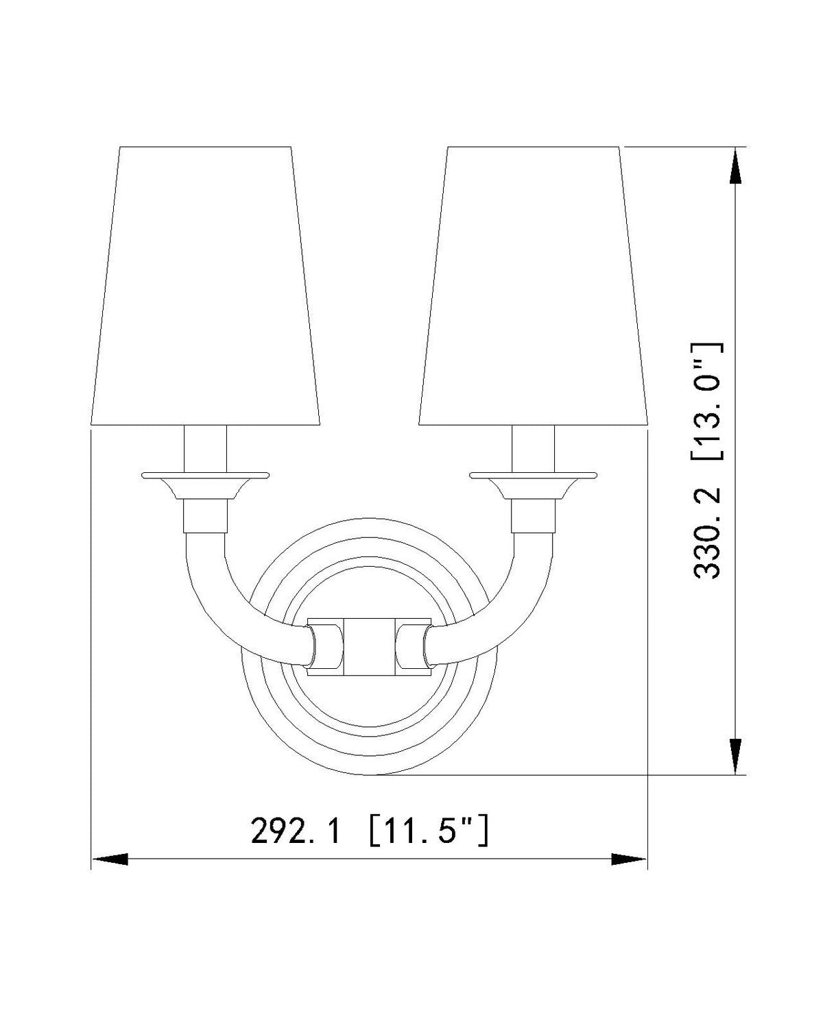 Z-Lite - 1950-2S-BN - Two Light Wall Sconce - Katerina - Brushed Nickel