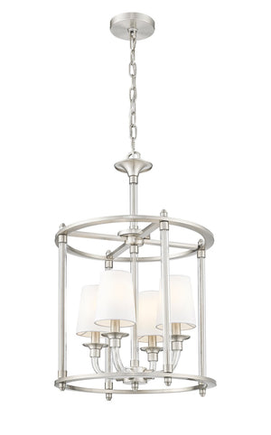 Z-Lite - 1950-4C-BN - Four Light Chandelier - Katerina - Brushed Nickel